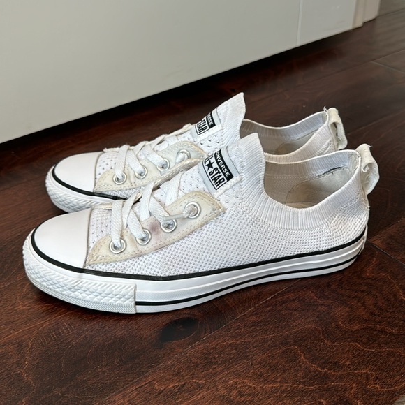Converse White Women’s All Star’s Chucks Sneakers Casual Shoes Classic Style - Picture 8 of 10